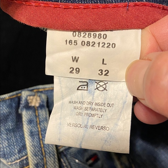 Tommy Hilfiger Denim Heritage ROBIN Dark Wash Flare New Jeans Size 28 x 32” - Picture 5 of 16